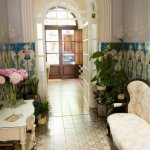 Tiles Center with Peonies